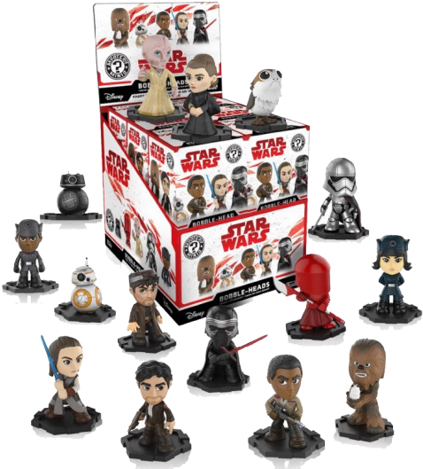 Funko Mystery Minis Star Wars The Last Jedi - Last Jedi Funko Mystery Minis (541x541), Png Download