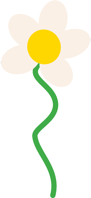 Simple, Symbol, Yellow, Flower, Circle, Plant - Vector Graphics (320x640), Png Download