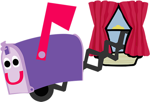 Blue's Clues Mailbox With Window Blues Clues Mailbox, - Blues Clues Mailbox Png (500x340), Png Download