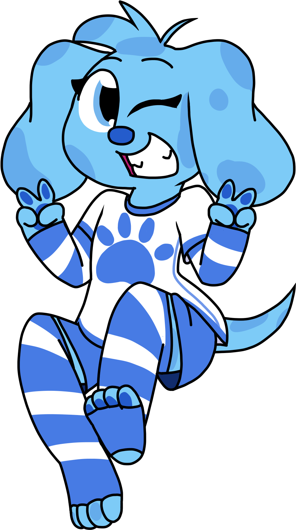 Details - Blues Clues Fan Art (1100x1750), Png Download