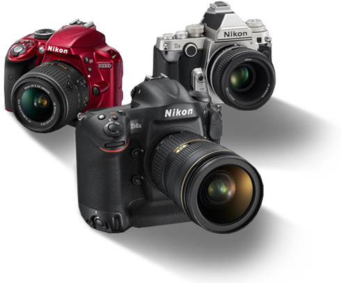 Nikon Dslr - Nikon Df With Af-s 50mm F/1.8 Lens (silver) (622x415), Png Download