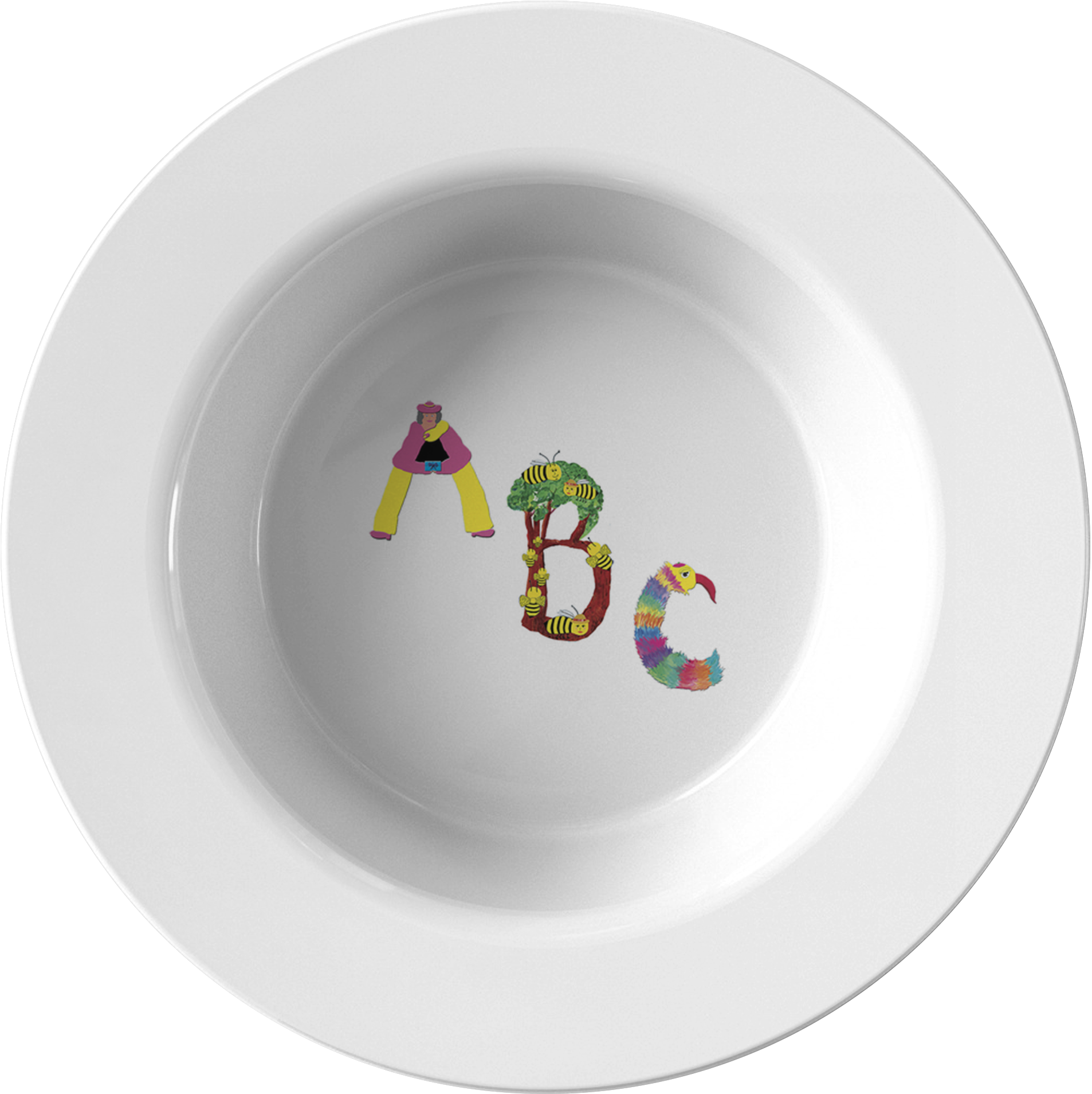 Abc Dinnerware Bowl - Bowl (2000x2000), Png Download