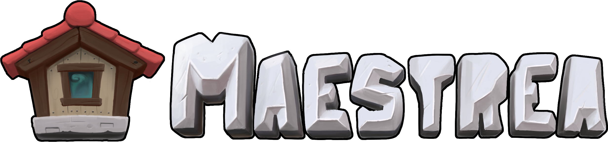 Maestrea Server Logo (2462x576), Png Download