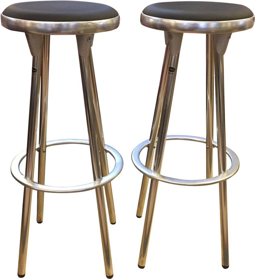 Barls Splendid Zuo Modern Phantoml Set Of Wonderful - Bar Stool (933x1024), Png Download