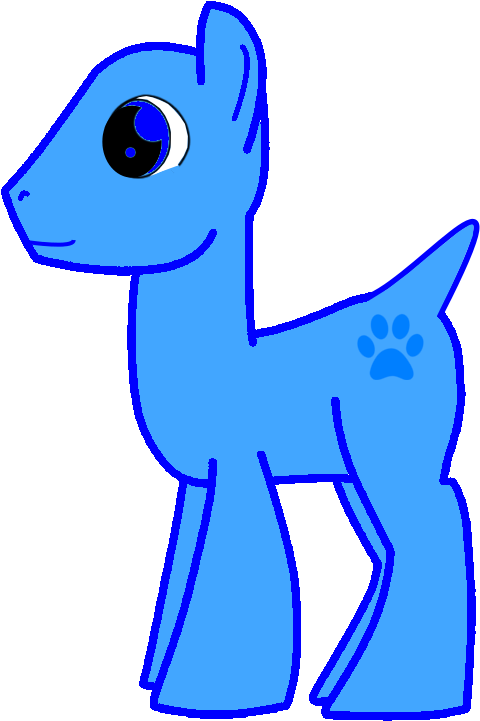 Bucky, Blue, Blues Clues, Ponified, Rule 63, Safe, - Deviantart (1000x800), Png Download