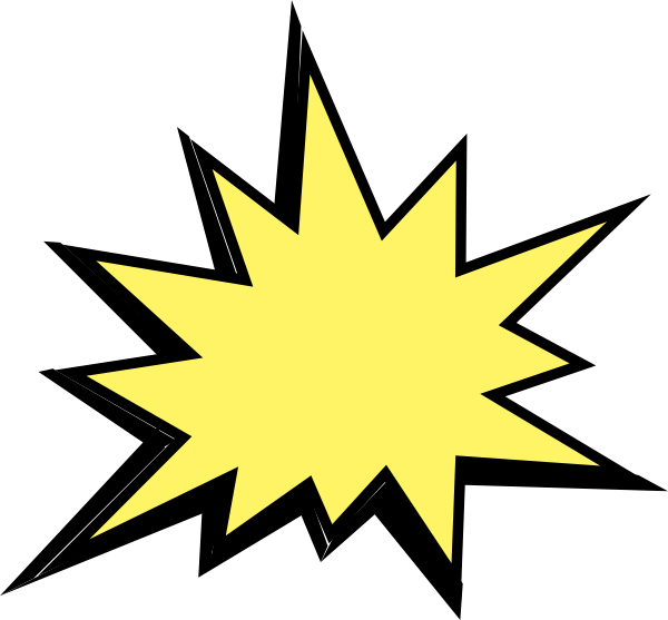 Comic Book Bubble - Clip Art (600x557), Png Download