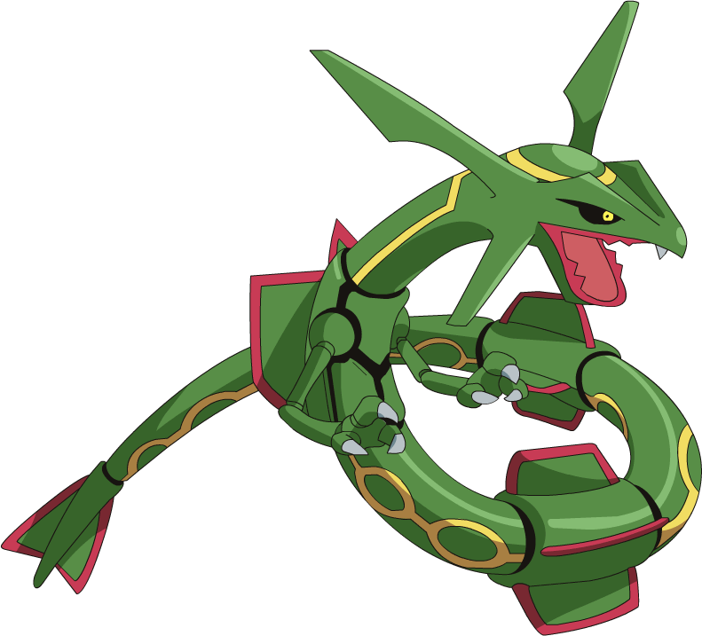 Stats, Moves, Evolution, Locations & Other Forms - Legendary Pokemon Rayquaza (791x717), Png Download