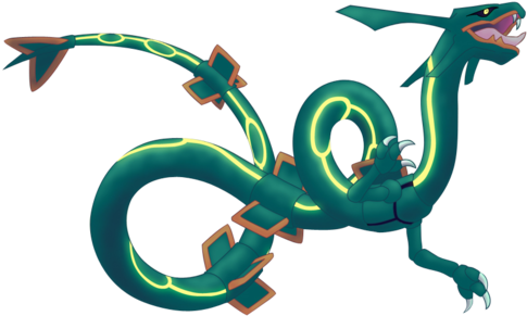 Rayquaza Ex - Rayquaza Png (614x461), Png Download