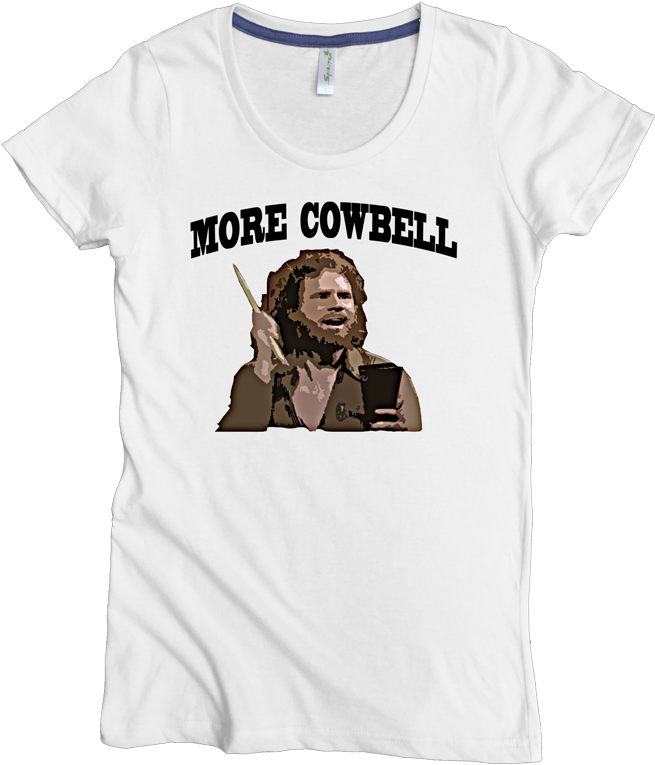 Cowbell W White (792x782), Png Download