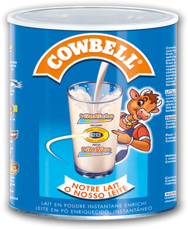 Cowbell Milk 400g Tin By 12 Pieces In A Carton - Product (600x728), Png Download
