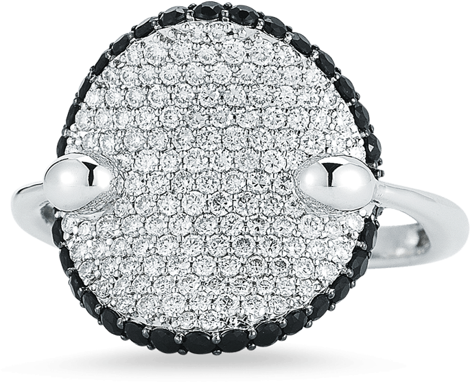 Fantasiaring With Diamonds And Sapphires - Engagement Ring (1600x1600), Png Download