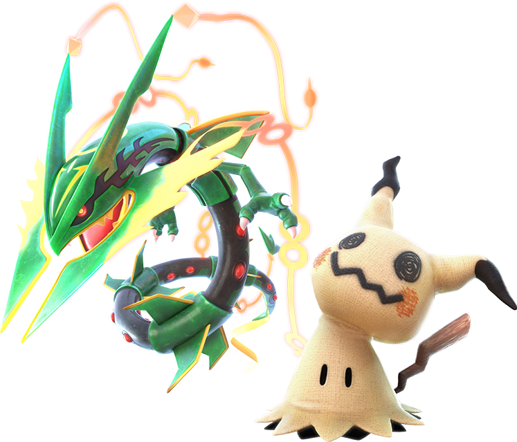 Official Pokkén Tournament Dx Artwork For New Support - Pokken Tournament Dx Pokemon (747x639), Png Download