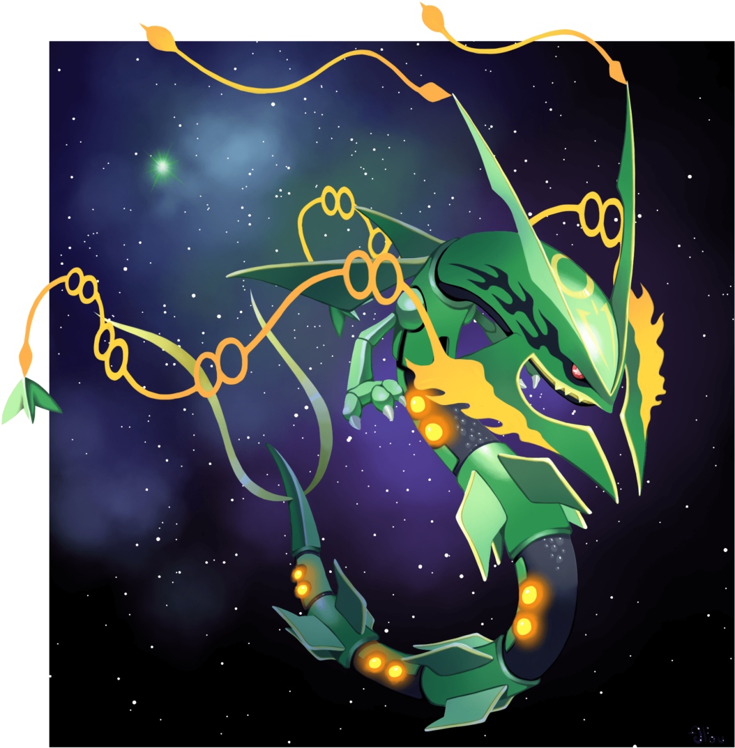Mega Rayquaza By Tomycase On Deviantart - Mega Rayquaza (1200x1224), Png Download