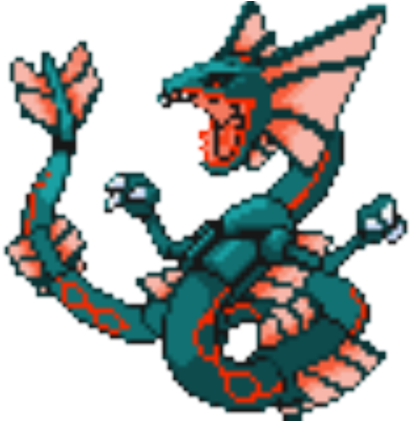 Finned Rayquaza - Rayquaza Aura Project Pokemon (420x420), Png Download