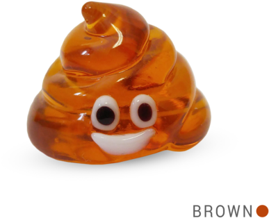 Tpee The Poop Emoji Collectible Miniature Glass Figurine - Tpee The Poop Emoji (in Tynies Collector's Frame) (480x480), Png Download