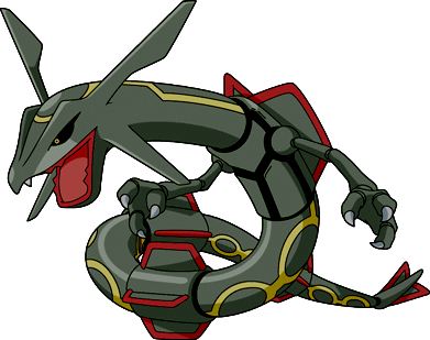 Rayquaza Xy Shiny - Rayquaza (391x309), Png Download
