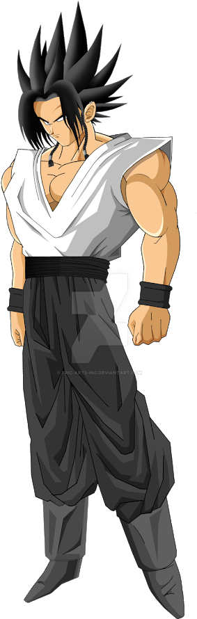 Photo - Saiyan Oc Art (530x916), Png Download