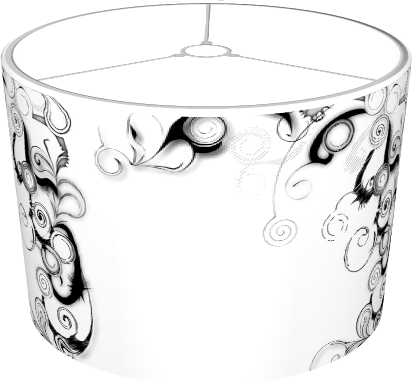 Black And White Swirls And Twirls - Illustration (674x516), Png Download