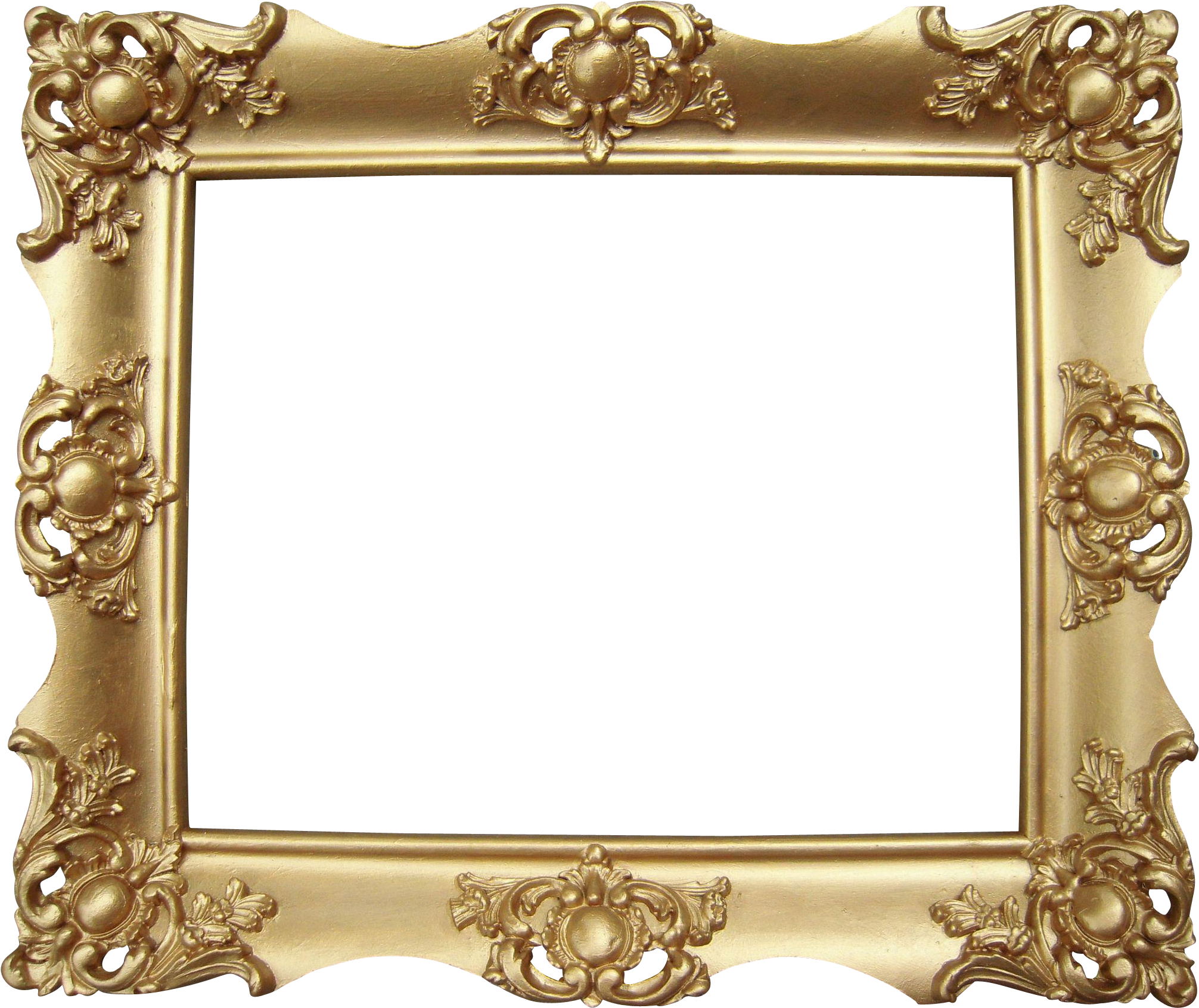 Gold Victorian Picture Frame X Evita Pinterest - Ornate Victorian Frame Gold (2011x2011), Png Download