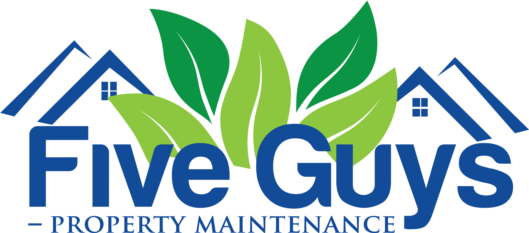 Five Guys Property Maintenance (1800x857), Png Download