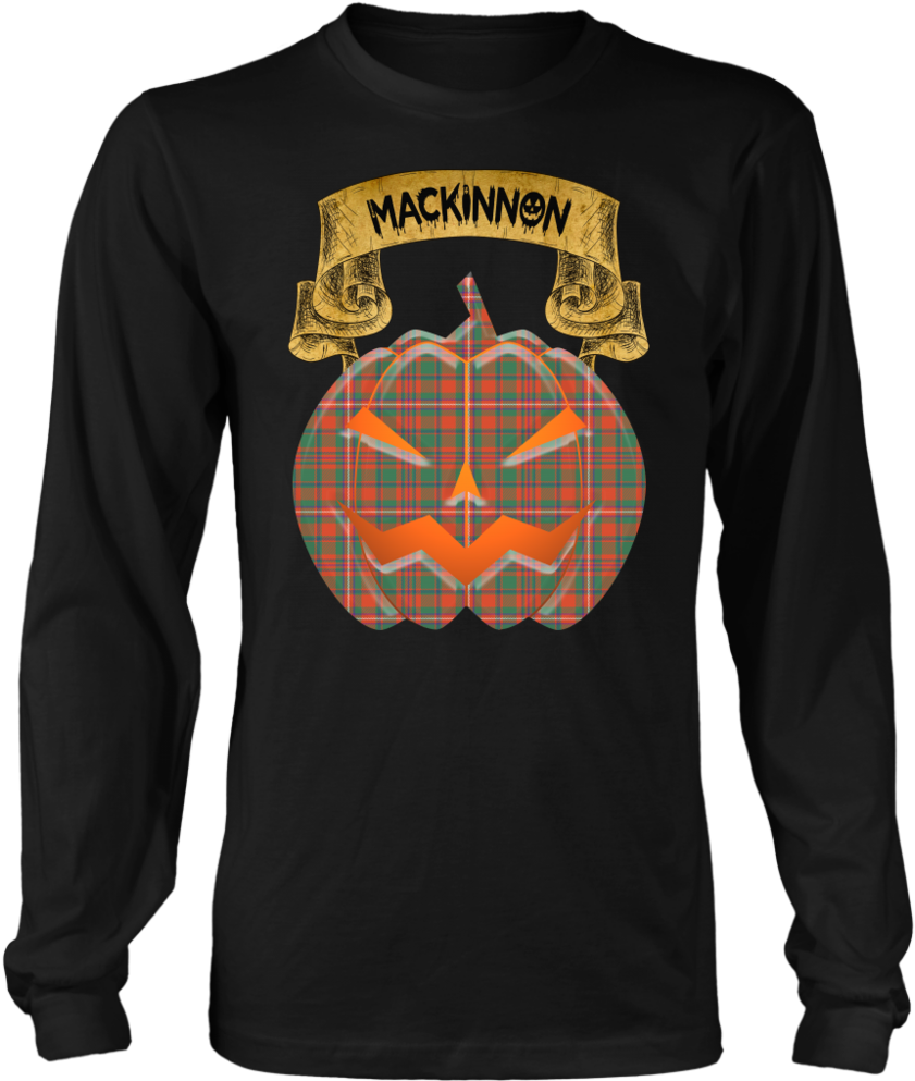 Mackinnon Ancient Tartan Jack O' Lantern T-shirt - Based In America Viking Roots T-shirt Usa Flag Gift (1000x1000), Png Download
