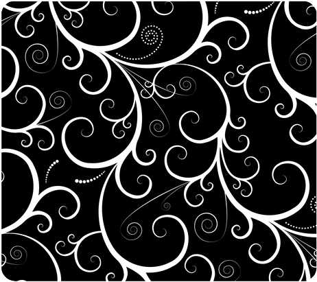 Recycled Optical Mouse Pad - Scroll Pattern (500x450), Png Download