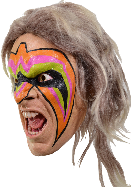 Previous Product Next Product - Ultimate Warrior Face Png (436x639), Png Download