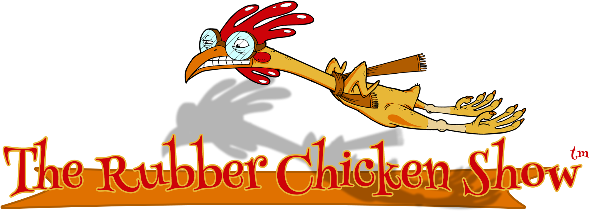 The Rubber Chicken Show - Chicken (2088x861), Png Download