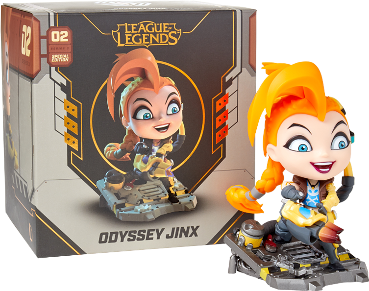Odyssey Jinx Figure - League Of Legends (1000x800), Png Download