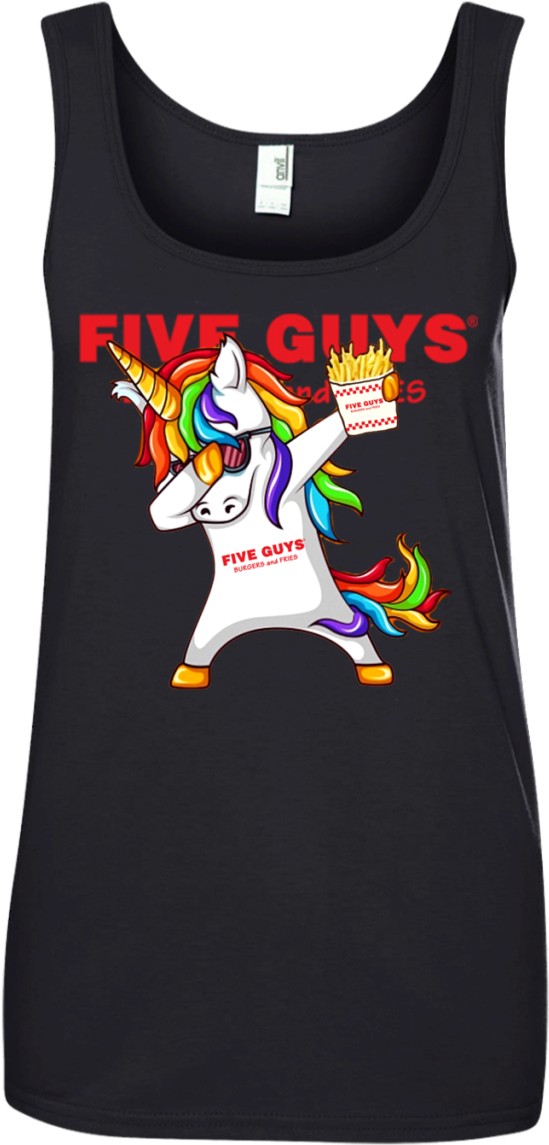 Dabbing Unicorn Loves Five Guys - Queens Are Born In October 15 (1155x1155), Png Download