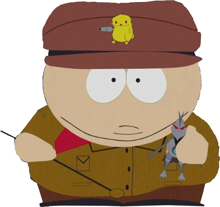 Chinpokomon Soldier Cartman - Funny Sayings From South Park (735x689), Png Download