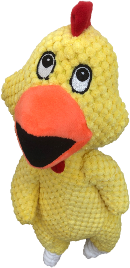 Buy Plush Squeaky Chicken Dog Toy Online - Squeaky - Chicken (662x1125), Png Download