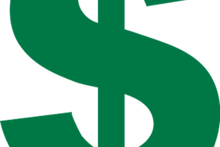 Green Dollar Sign Icon - Dollar Sign (450x300), Png Download