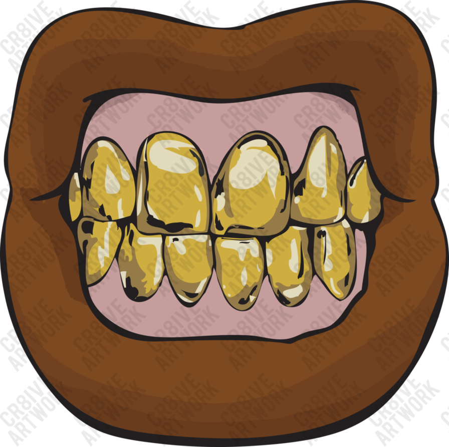 Teeth Grill Png Clip Art Library Download - Lips With Grills Png (896x892), Png Download