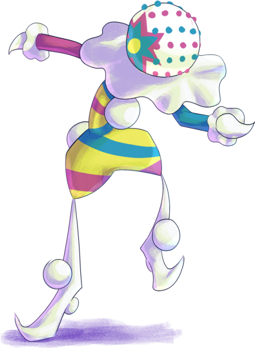 Bursting With Joy - Pokemon Blacephalon (500x696), Png Download