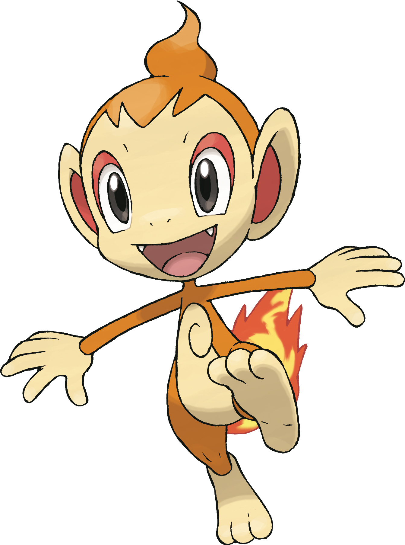 Chimchar Pokemon - Pokemon Chimchar (768x1034), Png Download