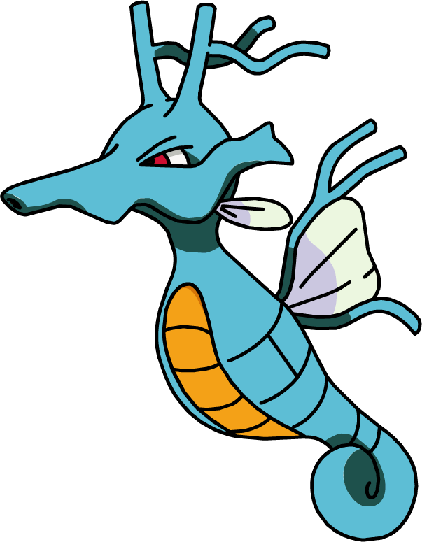 230kingdra Os Anime - Las Evoluciones De Horsea (603x775), Png Download
