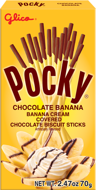 Pocky Chocolate Banana (640x640), Png Download