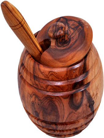 Honey Jar - Olive (900x500), Png Download
