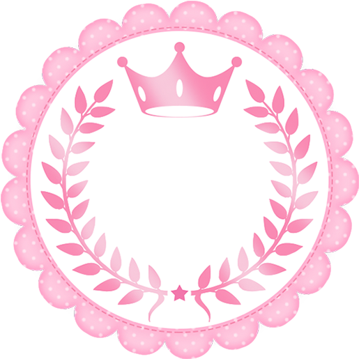 Frames E Molduras - Princess Thank You Tag (900x900), Png Download