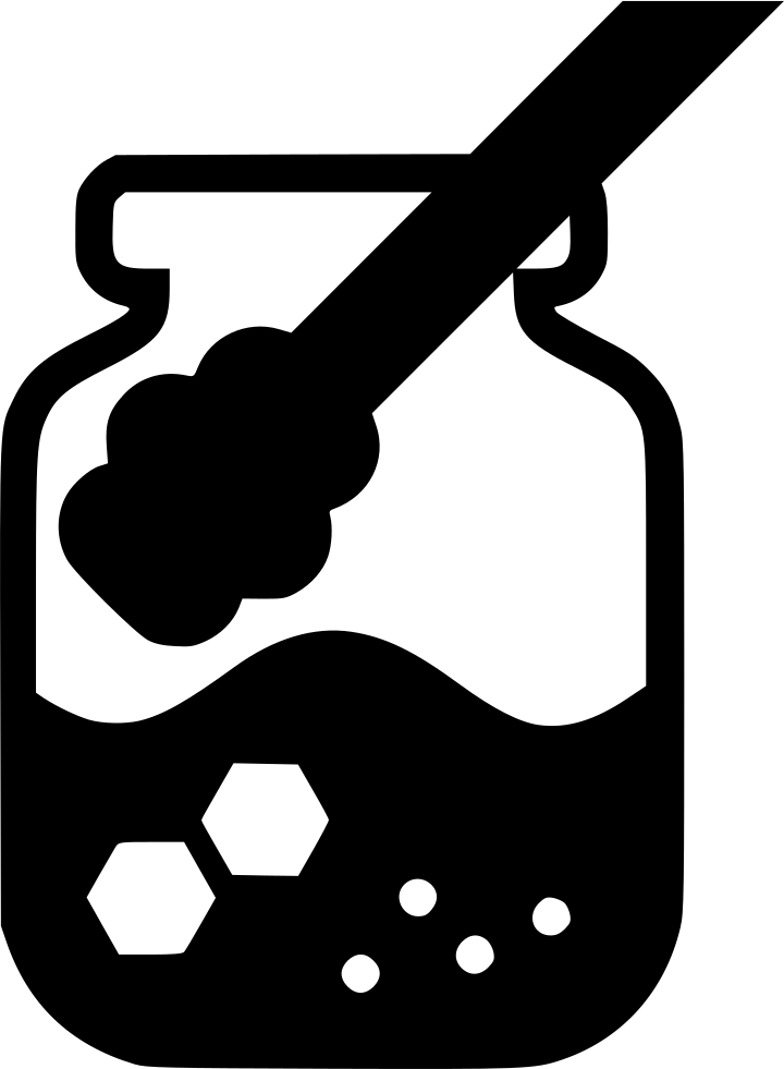Honey Jar - - Honey (720x981), Png Download