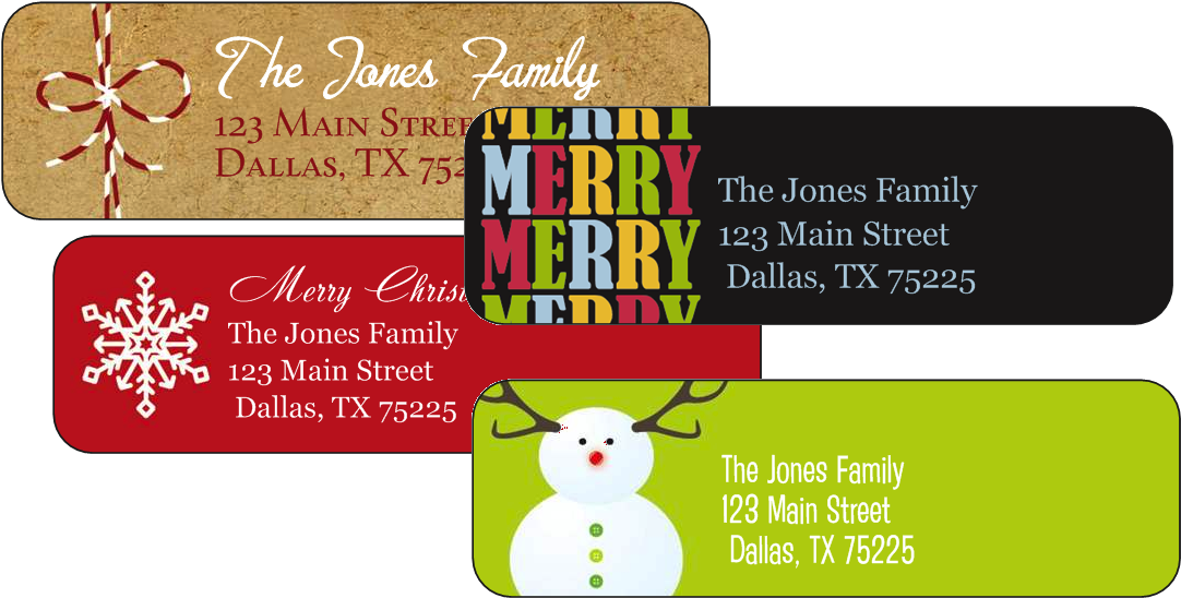 Today Is The Last Day For This Vistaprint Label Offer - Christmas Card (1097x571), Png Download