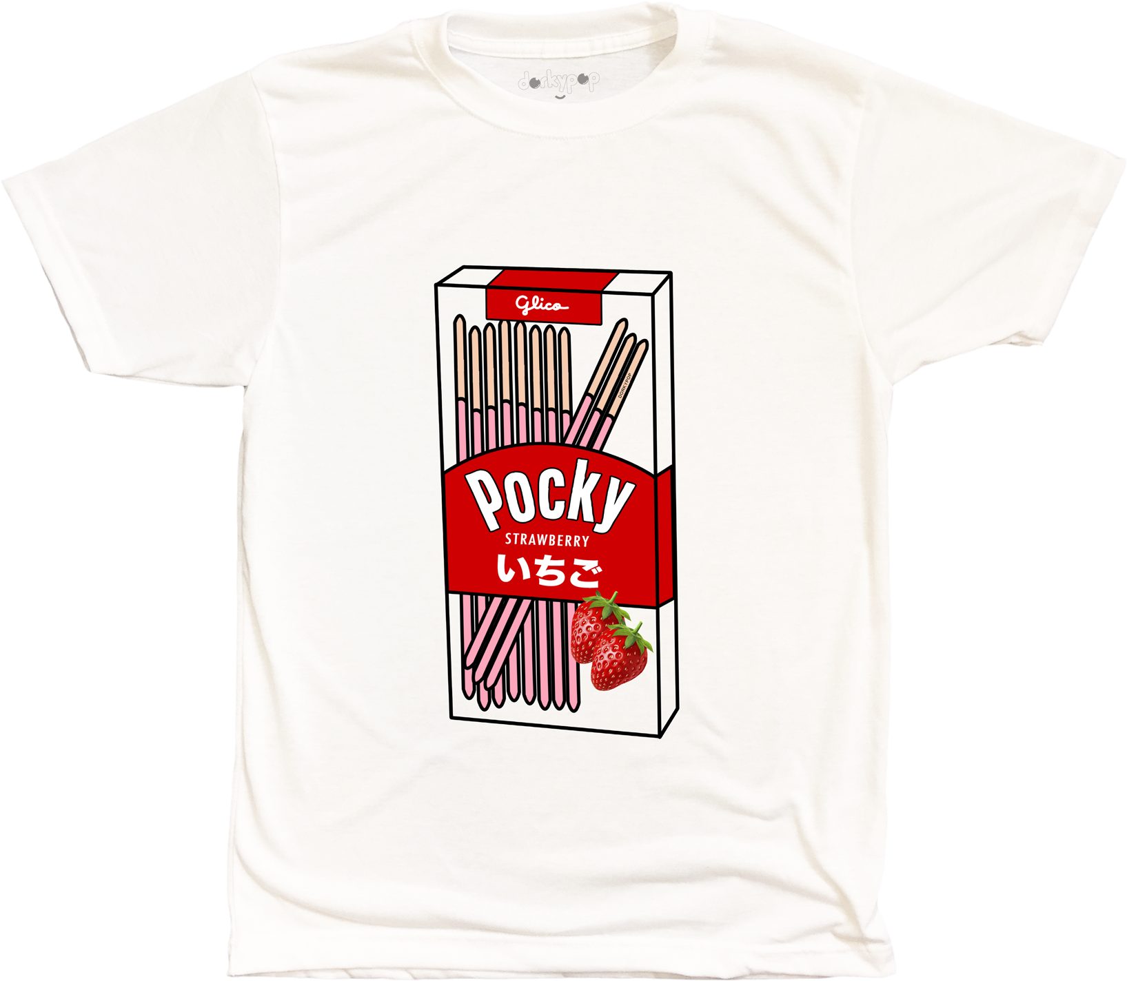 Strawberry Tee Bodycloth Pinterest Cotton Gothic And - Pocky Shirt (1800x1800), Png Download