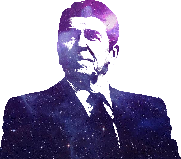 Ronald Reagan Galaxy - Ronald Reagan (600x600), Png Download