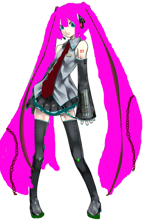 Tasty Pocky Chan Bubble Punk - Hatsune Miku Tattoo (462x710), Png Download