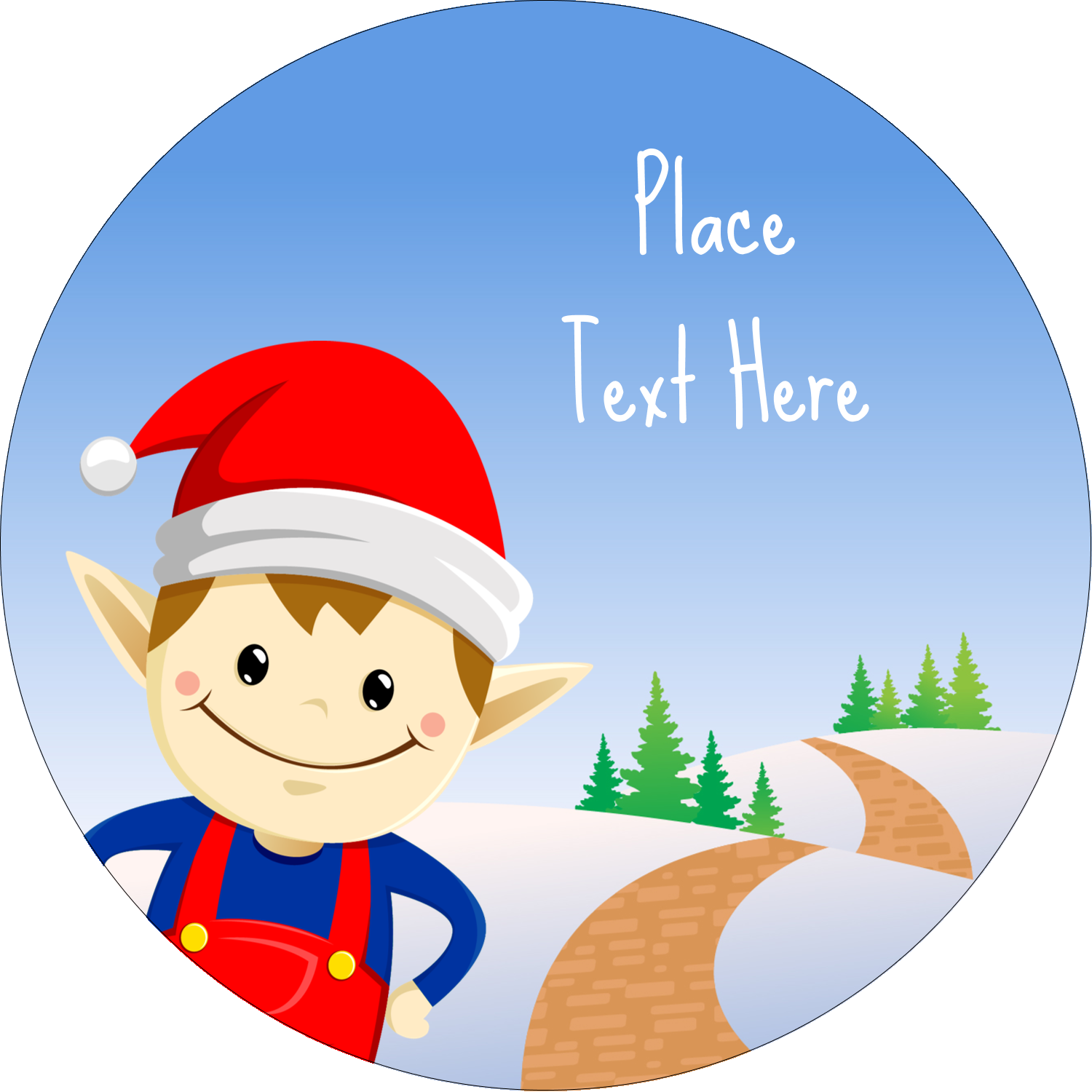 Henry Is Avery's Secret Holiday Weapon He's A Cute - Label (1500x1500), Png Download