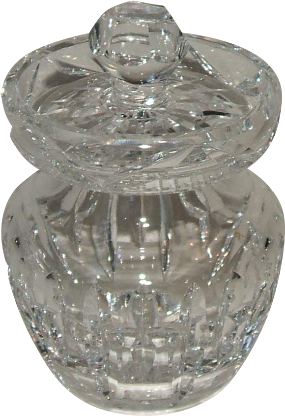 Vintage Waterford Crystal Small Honey Jar 132/847 Jam - Crystal (844x844), Png Download