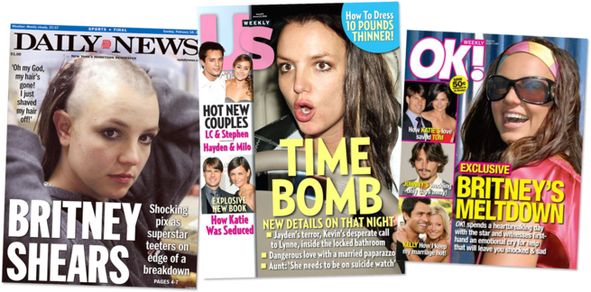 Amy Winehouse's Death Alone Was Not Enough To Transform - Britney Spears (690x372), Png Download