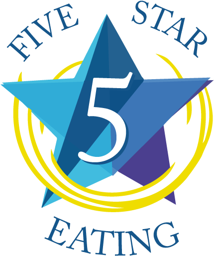 Five Star Eating - Graphic Design (472x564), Png Download