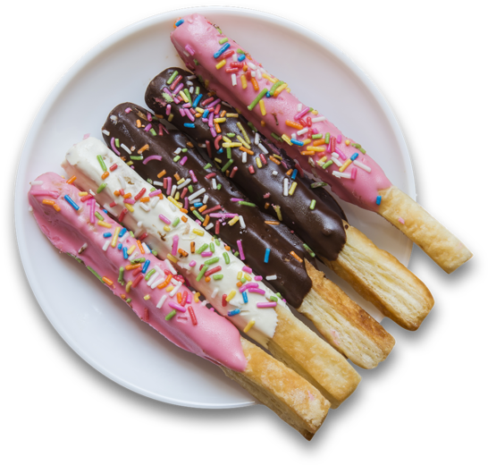Homemade Pocky Sticks - Recipe (550x550), Png Download